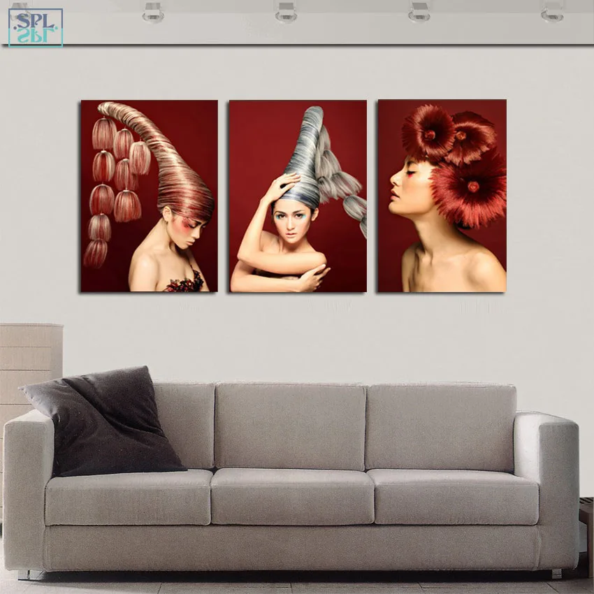 SPLSPL Современный арт принт на холсте плакат картина для салона красоты рисунок