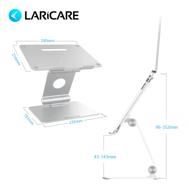 LARICARE подставка для ноутбука из алюминиевого сплава Macbook. Подставка планшета IPad