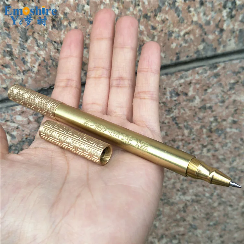Китайская ретро бронзовая шариковая ручка P345 лучший подарок для мужчин оптовая
