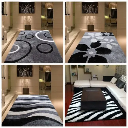 Зашифрованный толстые яркие шелковые журнальный столик для гостиной ковер