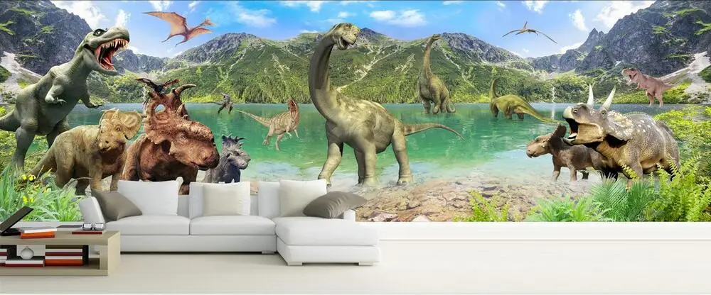 Настенные 3d обои на заказ Нетканая Настенная Наклейка с изображением огромного