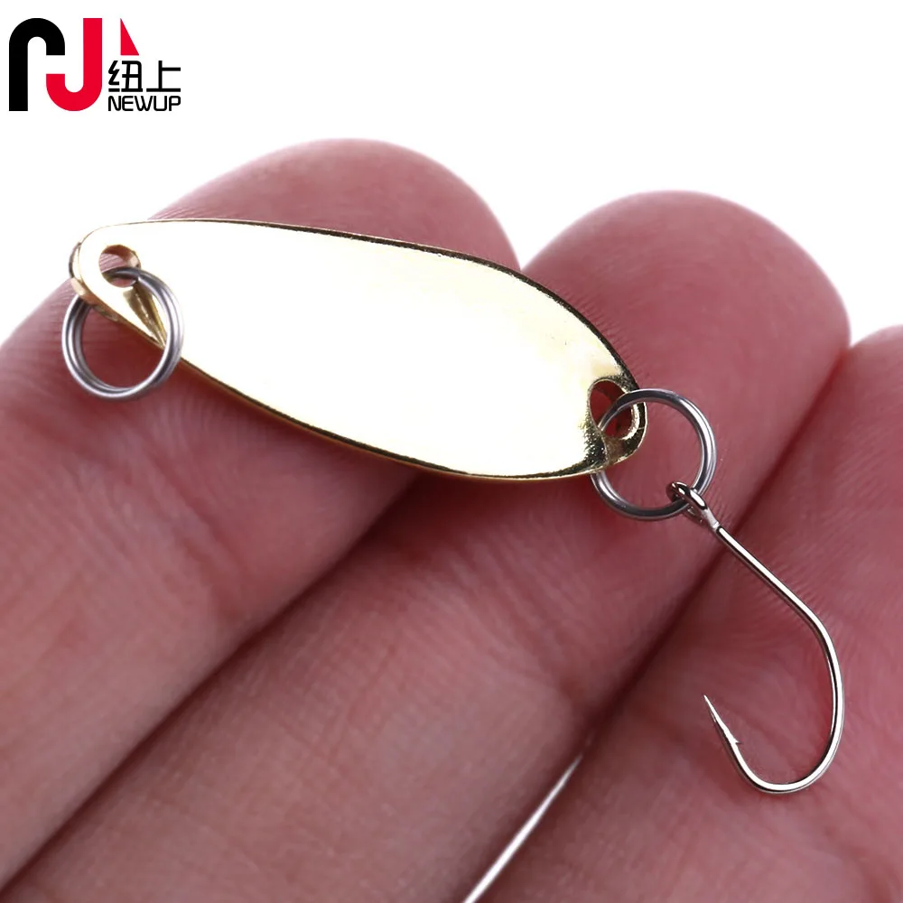 NEWUP 1 шт. 2 5 г 3 см металлическая Спиннер ложка Pesca Isca Искусственные воблеры для