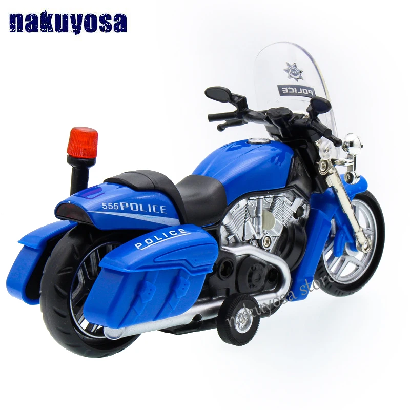 Имитационная модель мотоцикла YAMAHA Patrol полицейская Автомобильная игрушка