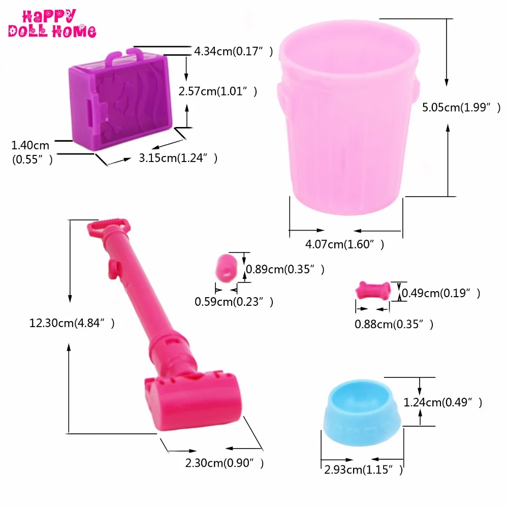 Пластиковые наборы для собак корм костяная чаша кормления аксессуары кукольного