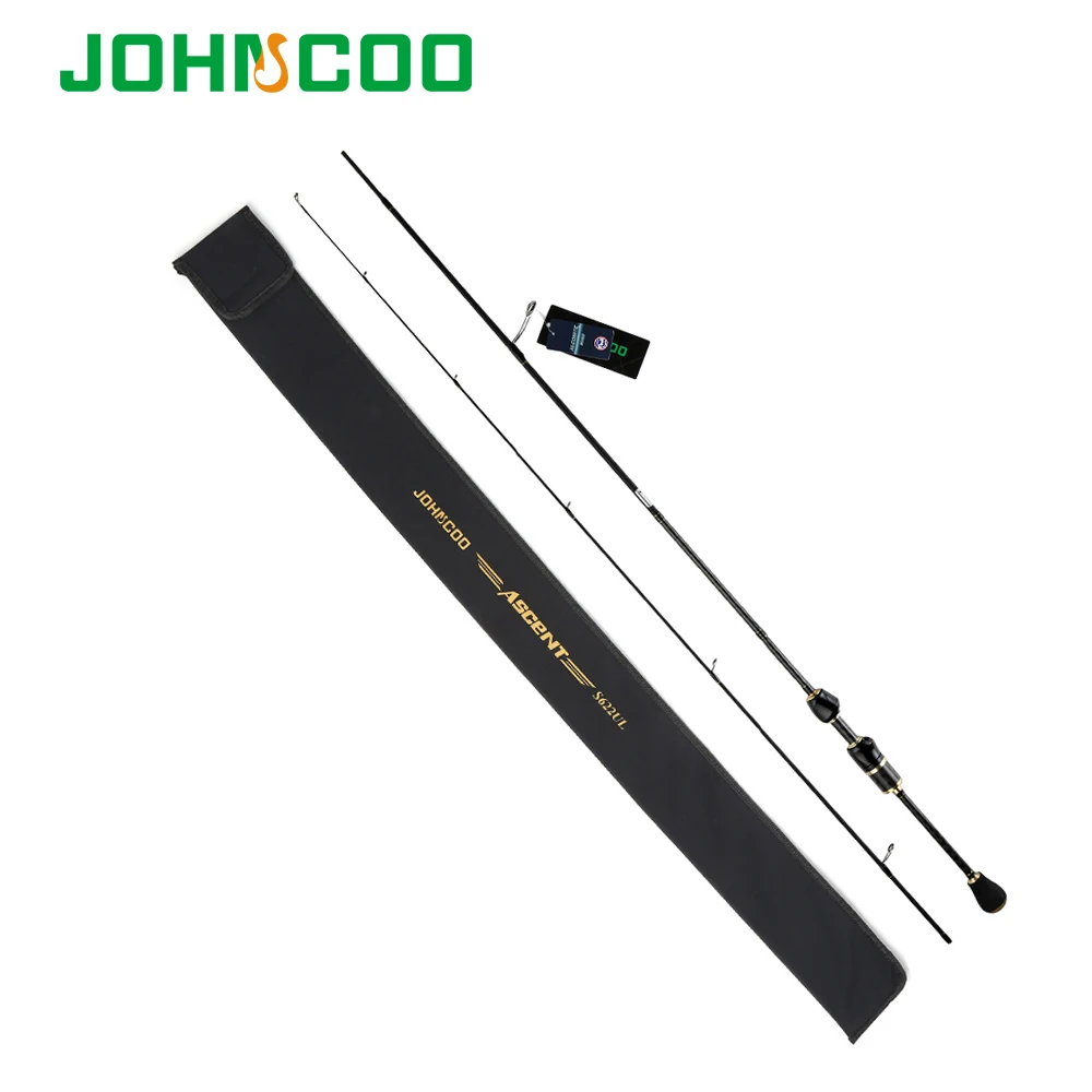JOHNCOO UL Удочка 1 87 м 2 быстроходная углеродная спиннинговая 6 г/8 г ультра легкий вес