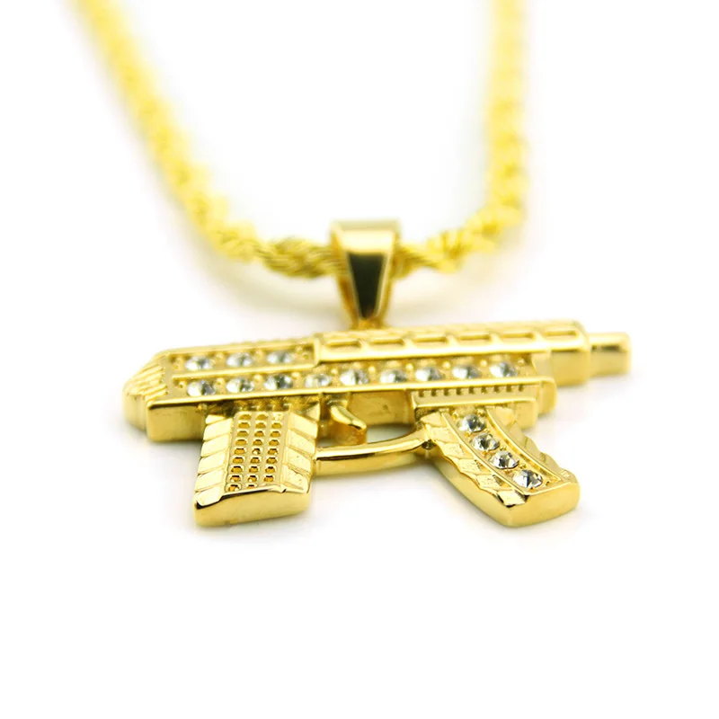 Модные стразы в стиле панк 2020 блестящая золотая Длинная цепочка ожерелье хип-хоп