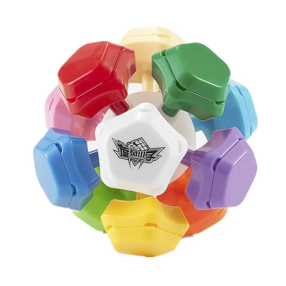 Cyclone мальчик кубик Megaminx 3x3 рубика магический куб-мегаминкс 3 слоя Wumofang скоростной