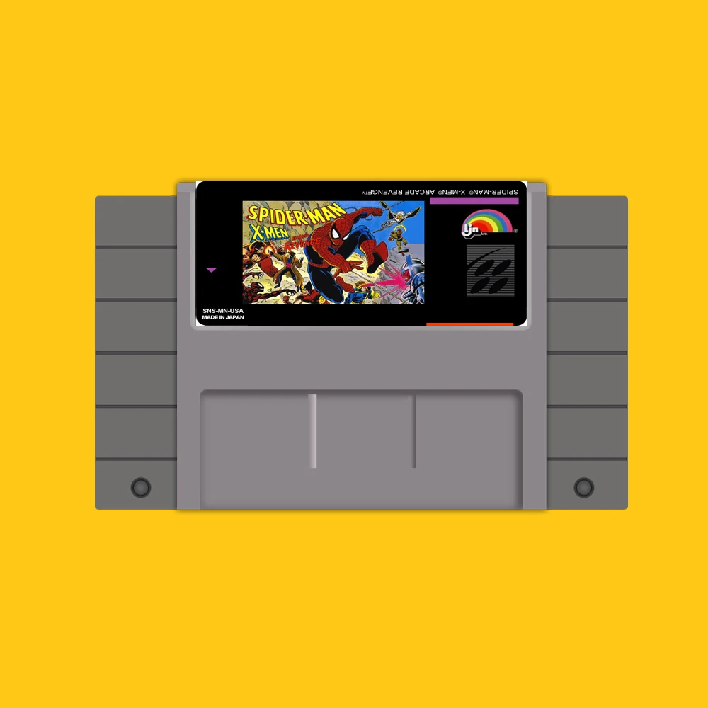 Хит 46 Pin 16 бит NTSC игровой Картридж-Человек-паук Xmen | Электроника