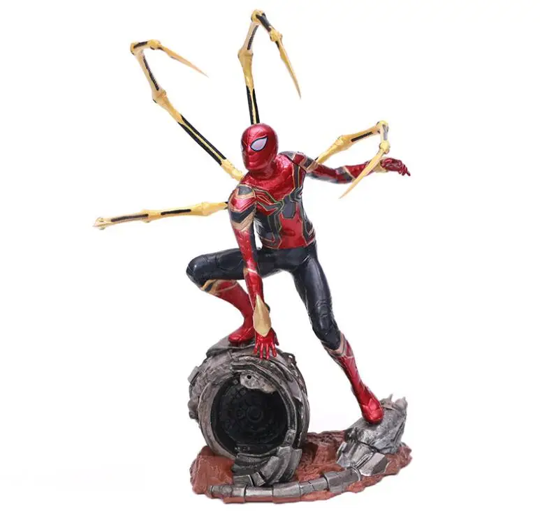 Marvel Мстители ARTFX + война бесконечности Железный Человек паук фигурка супергероя