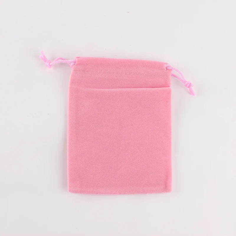 pink 10 шт/лот 9*12 см высокого качества с индивидуальными принтами бархатный шнурок мешок фабричная упаковка сумки - Цвет: pink