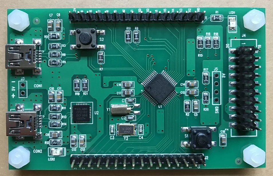 

Макетная плата STM32F103C8T6 с поддержкой загрузки последовательного порта, обучающая плата STM32, основная плата STMF103