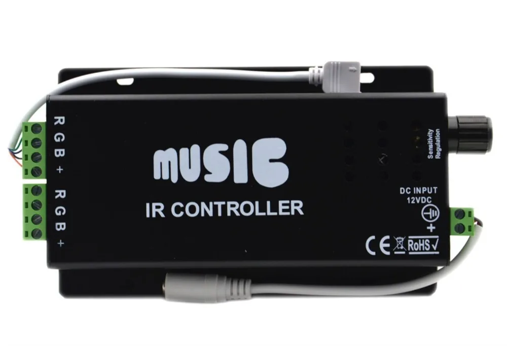 Светодиодный светильник RGB с пультом дистанционного управления активация звуком