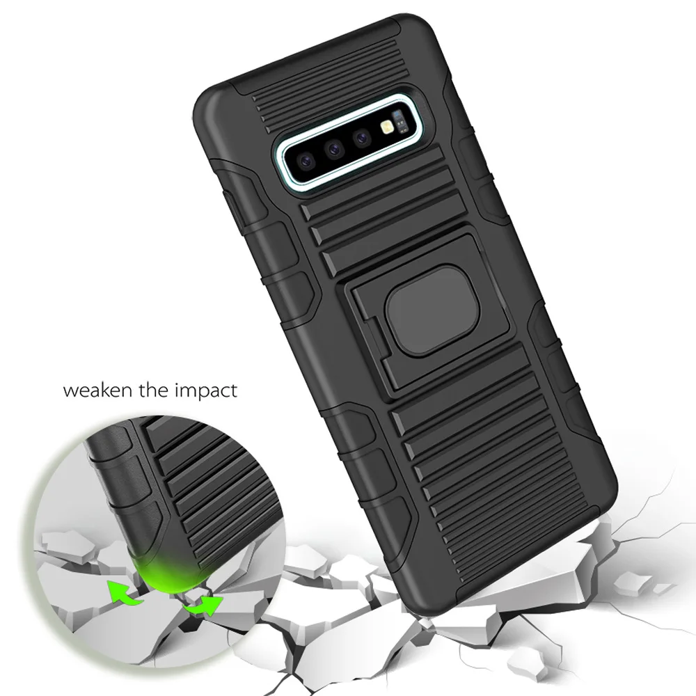 Для Samsung Galaxy S10 Plus S10e Lite чехол сверхмощная подставка с магнитным кольцом Прочный