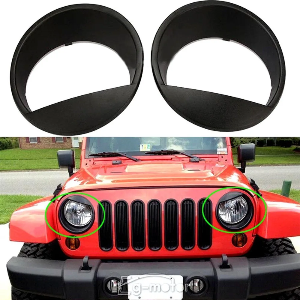 Новейший бренд высокое качество Angry Head Light украшение для глаз крышка рамка Jeep Wrangler