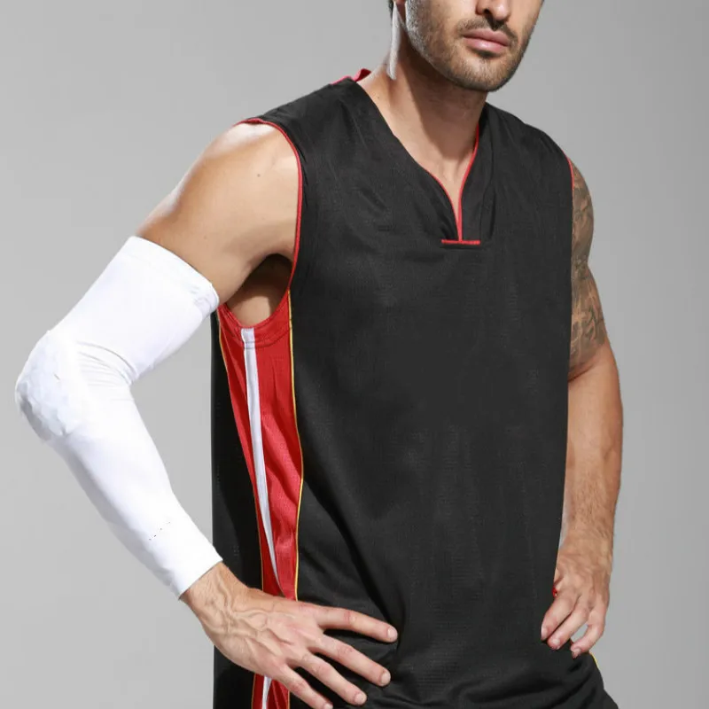 2 шт./пара Мужские дышащие защитные накладки на локти|elbow support brace|basketball arm sleevebasketball