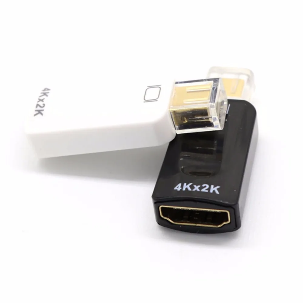 Переходник Mini DP-HDMI позолоченный переходник 4K Displayport(Thunderbolt 1/2) штырь-гнездо HDMI для