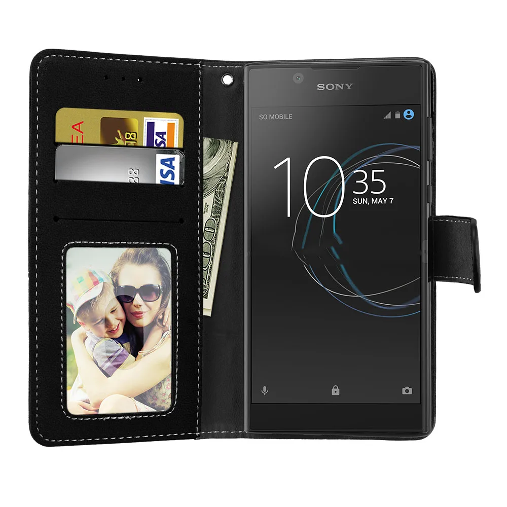Чехлы для телефонов из искусственной кожи Sony Xperia L1 G3311 G3312 G3313 E6 Dual 5 дюймов чехлы