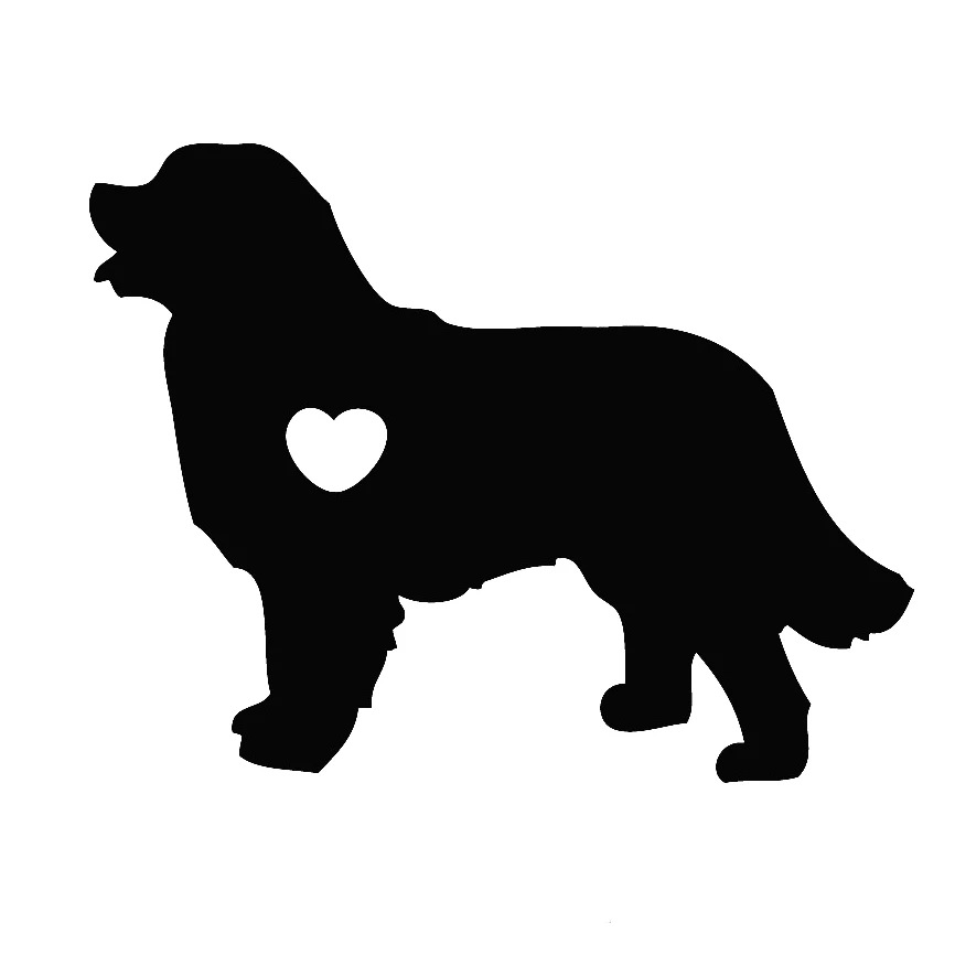 

12x15cm I Love My Bernese Mountain Dog Animal Car Sticker waterproof decals Car Styling Accessories Window Decor CL017