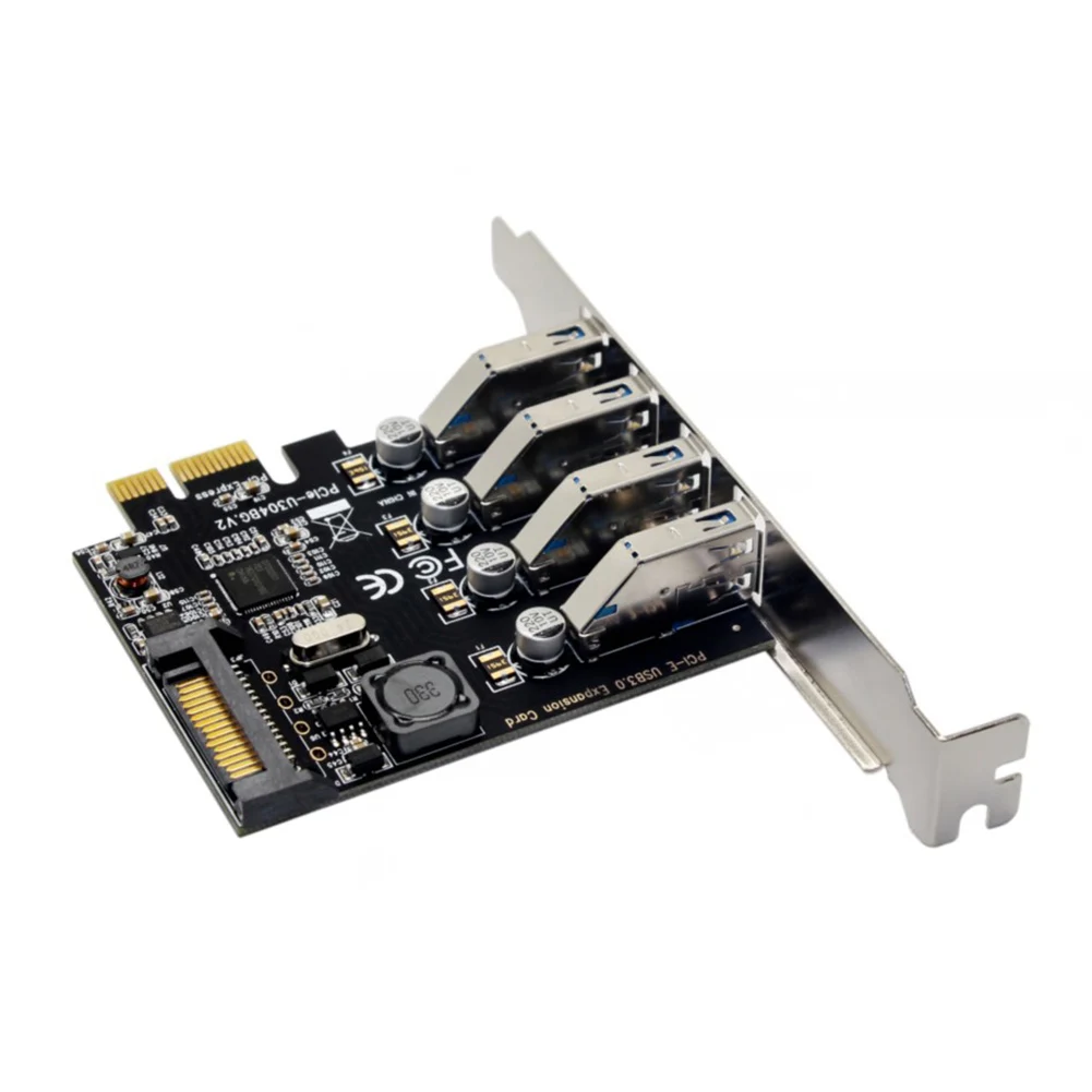 5 Гбит/с универсальный чехол для компьютера 4 порта PCI E к USB 3 0 расширительный