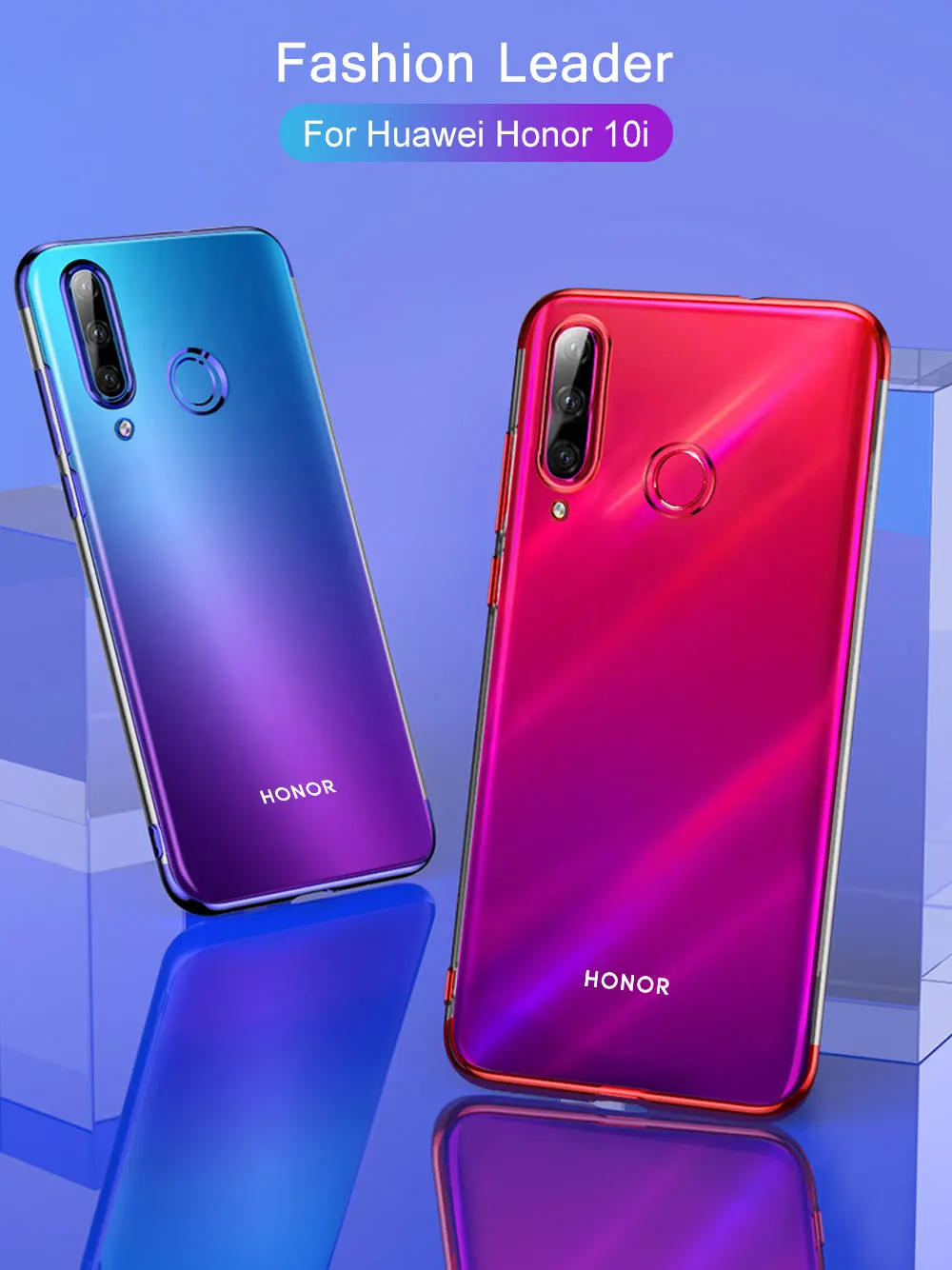 Чехлы с покрытием из ТПУ для huawei Honor 10 Lite View V10 V20 Honor 20 Lite Honor 10i, мягкая силиконовая прозрачная задняя крышка, чехлы для телефонов