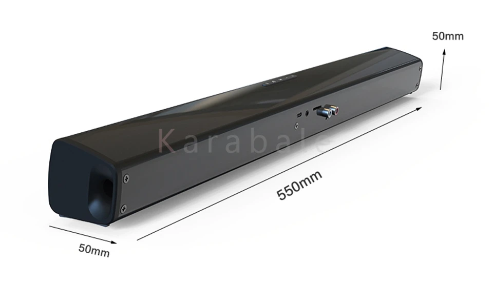20 Вт Bluetooth динамик Саундбар сабвуфер супер бас портативный беспроводной компьютер ТВ динамик s с микрофоном FM радио 4 драйвера