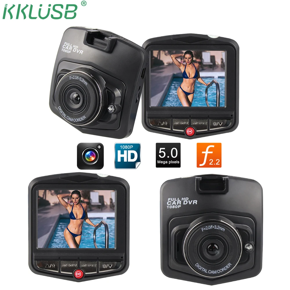Автомобильный видеорегистратор GT300 Full HD 1080P видео 170 градусов Dashcam Автомобильная
