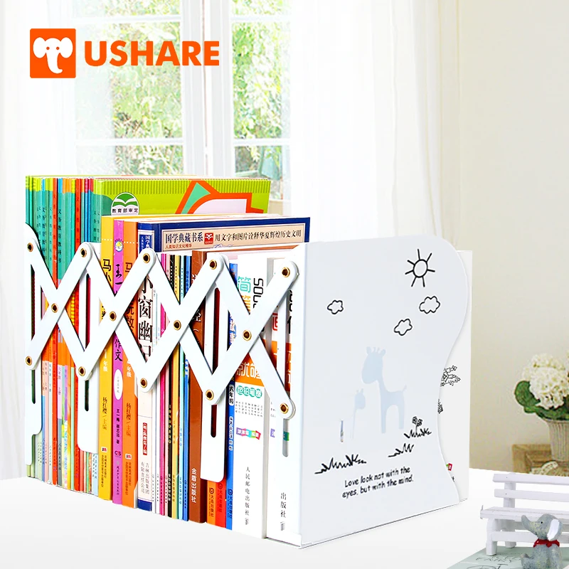 USHARE полый держатель для книги с оленем металлическая подставка чтения книг