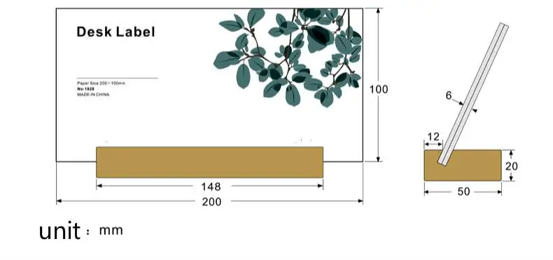 10x20 см фото стенд деревянный держатель современный стол Декор изображение