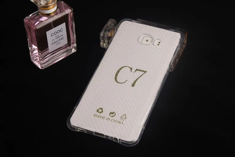 Пневмоподушка антидетонационный Прозрачный чехол для Samsung Galaxy C7 Arc дизайн Полная защита Противоударная крышка чехол для телефона