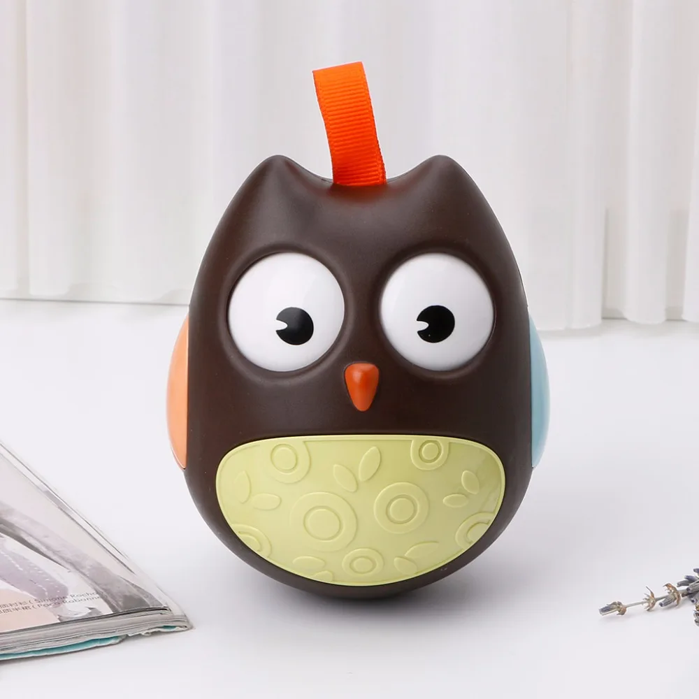 Симпатичная игрушка погремушка в виде совы с движущимися глазами|toys toys|toys toys toystoys