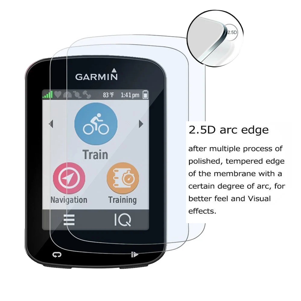 2 упаковки для Garmin Edge 800 810 820 закаленное стекло ультратонкое 9H прозрачное с