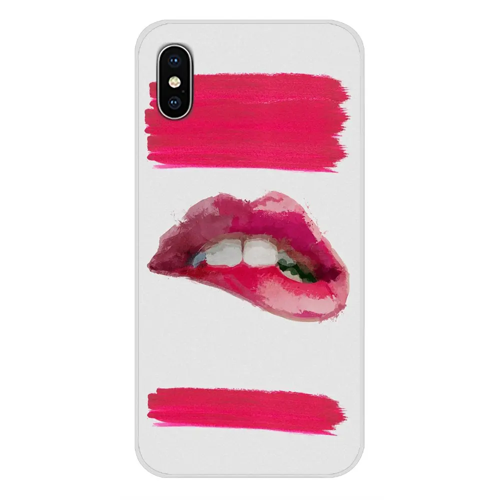 Аксессуары для телефона Чехлы граффити сексуальные губы Samsung Galaxy J1 J2 J3 J4 J5 J6 J7 J8 Plus