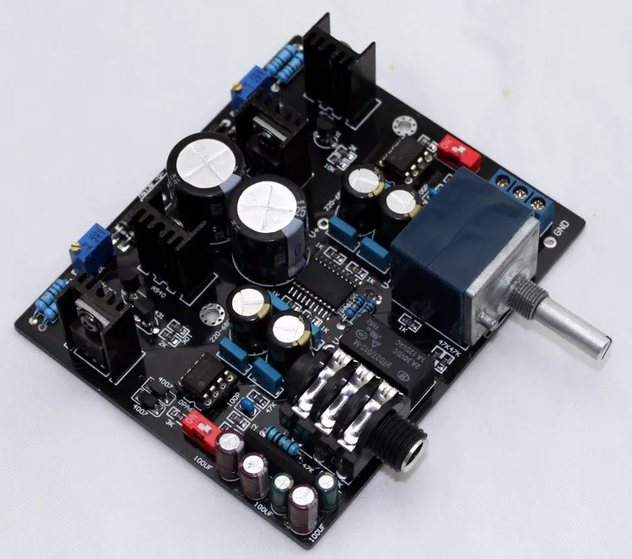 YJ TPA6120A усилитель для наушников двойной AC15V-0-15V NE5534+ UPC1237 для 32-600 Ом динамик+ потенциометр ALPS