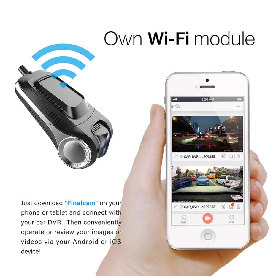 Автомобильный видеорегистратор sony sensor 1080 P Dashcam с дисплеем Novatek 96658 WiFi камера
