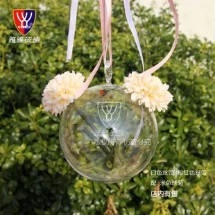 Фото 10 см Большая распродажа прозрачный шар висячая стеклянная - купить