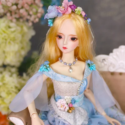 1/3 BJD Blyth кукла механическое уплотнение тела с макияжем, в том числе волосы, глаза, одежда 62 см высота девочки ледник - Цвет: J