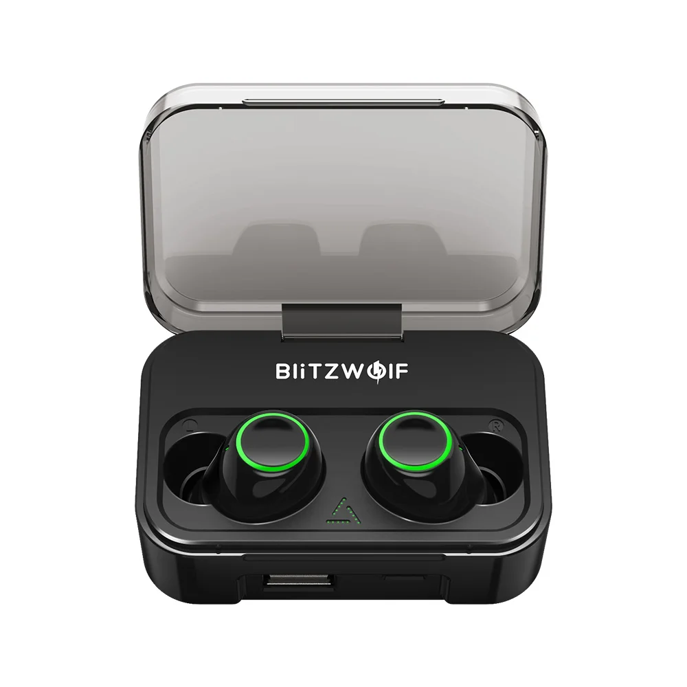 FYE3 BlitzWolf FYE3S TWS True беспроводной Bluetooth 5,0 наушники цифровой дисплей питания смарт-сенсорный двусторонний вызов наушники зарядная коробка - Цвет: FYE3