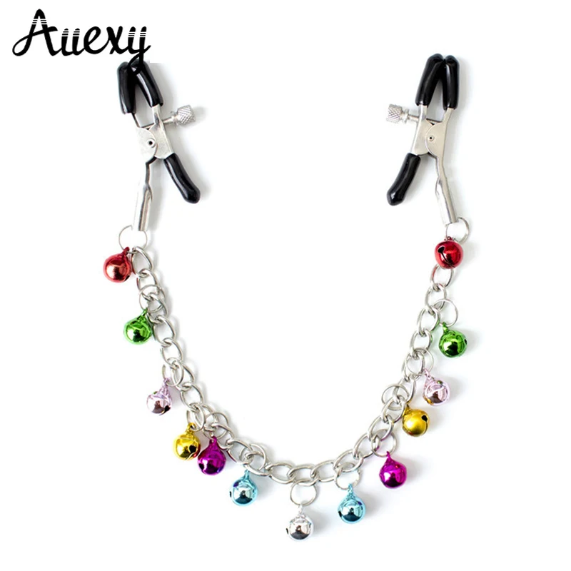 AUEXY зажимы для сосков с колокольчиками сексуальные груди Секс-товары специальные