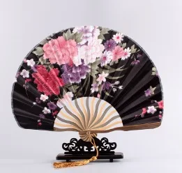 

CAMMITEVER Grace Shell Summer Style Pocket Fan Folding Hand Held Fan Wedding Dance Favor Japanese Cherry Blossom Chinese Fans