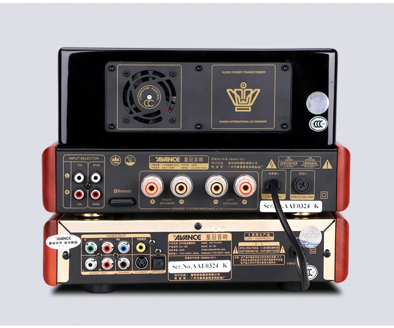 AVANCE ADV160BT bluetooth стерео ламповые усилители HiFi набор комбинация USB/CD/DVD/MP3 220 В