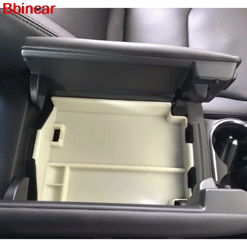 

Bbincar ABS Center Armrest Storage Container Box Container Auto Interior For Mazda CX9 CX-9 2016 2017 2018 2019