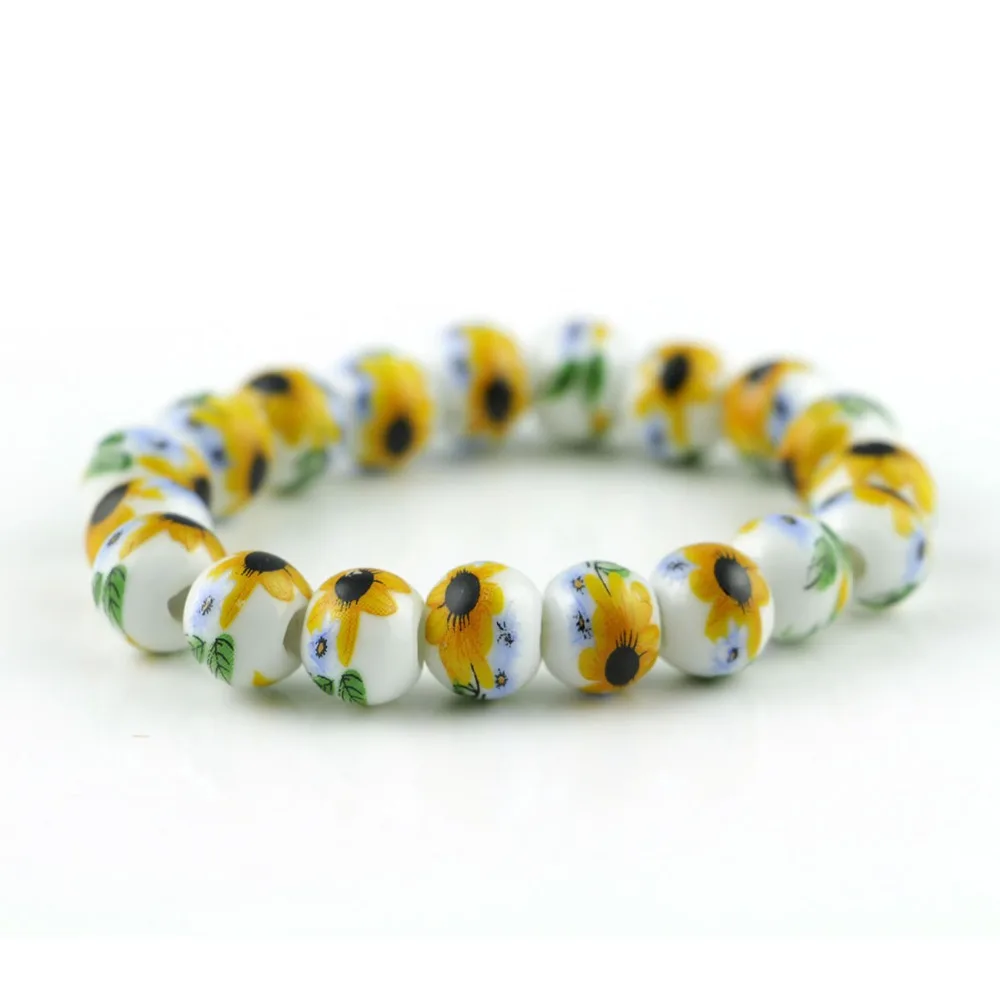 Классические винтажные браслеты ручной работы в виде розы круглые нити