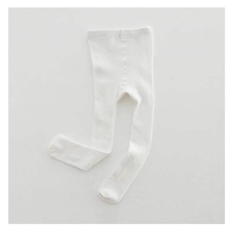 Новинка 2017 детские колготки чулки для девочек модные однотонные милые ажурные