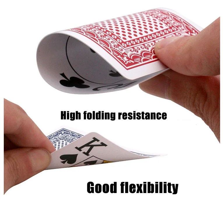 2 шт./лот игральные карты для покерного клуба 100% пластиковая моющаяся покерная