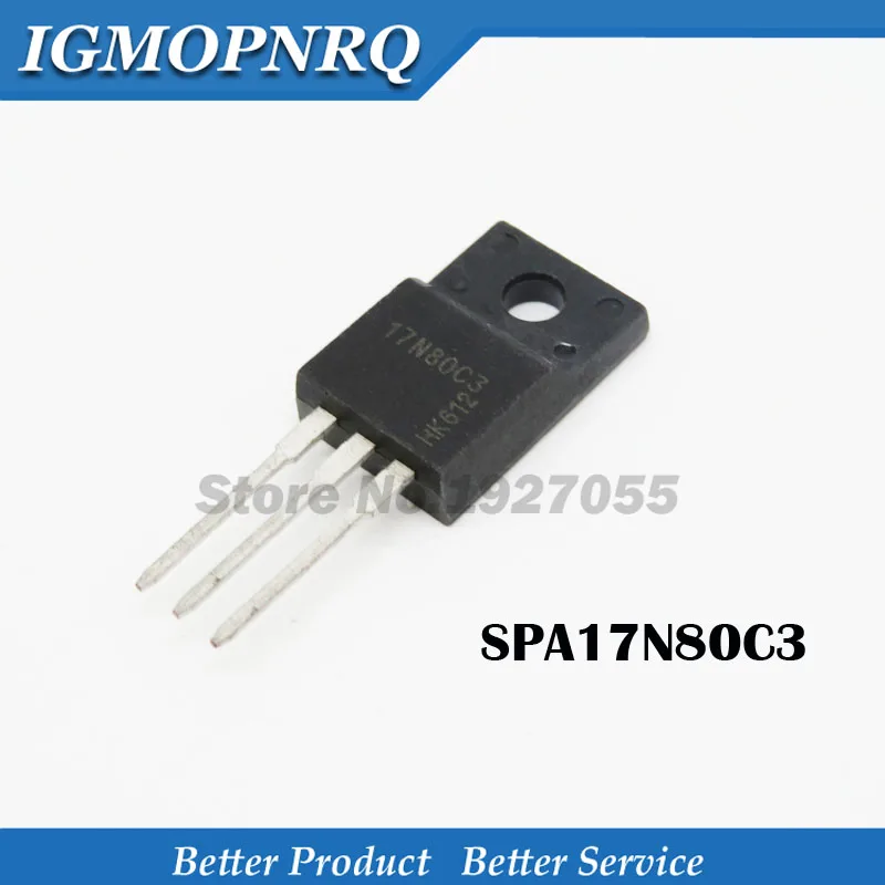 

5pcs SPA17N80C3 TO-220F 17N80C3 TO-220 17N80 SPA17N80 Новинка