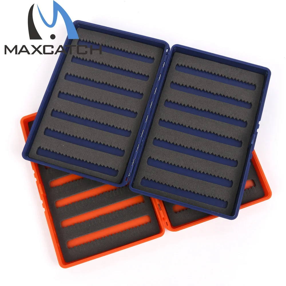Супер тонкая коробка для ловли нахлыстом Maximumcatch пластиковая цветная может