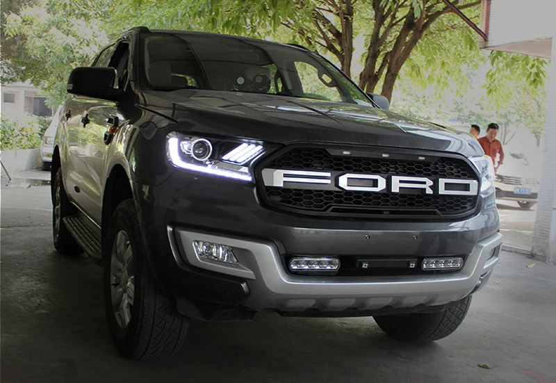 Автомобильная фара для Ford Ranger Everest Endeavour фары- светодиодные ходовые огни луч HID