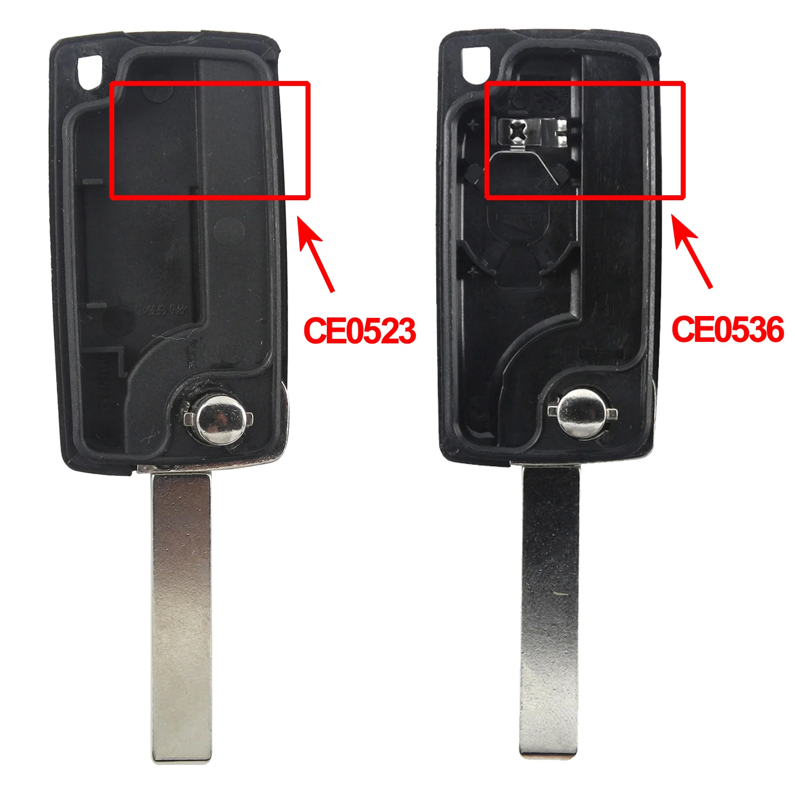 Jingyuqin корпус для автомобильного ключа HU83 CE0536/523 для peugeot 107 207 307 407 308 408 партнер Citroen C3 C4 C5 C6 Berlingo; Picasso Xsara