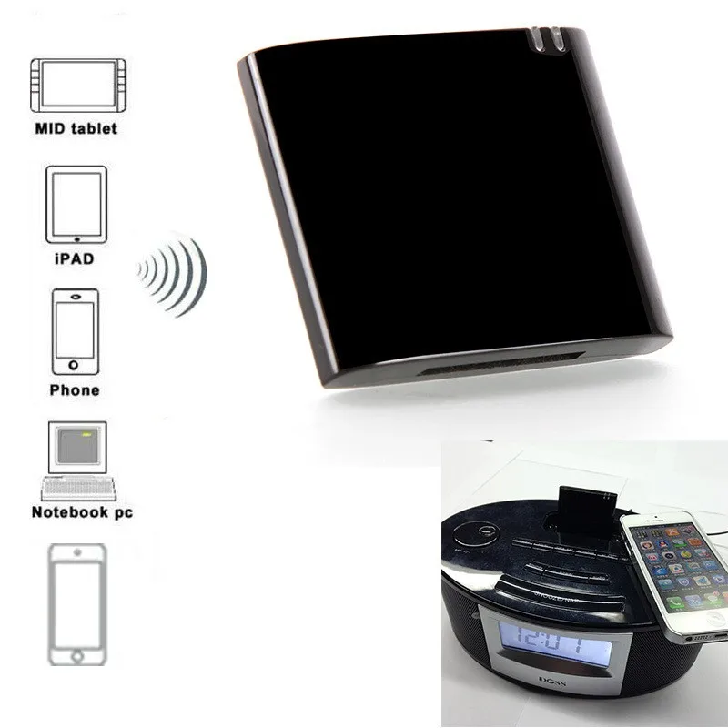 APT-X CSR4.0 Мини Bluetooth приемник A2DP музыкальный приемник Bluetooth аудио адаптер для iPad iPod iPhone 30Pin док-станция BH7450