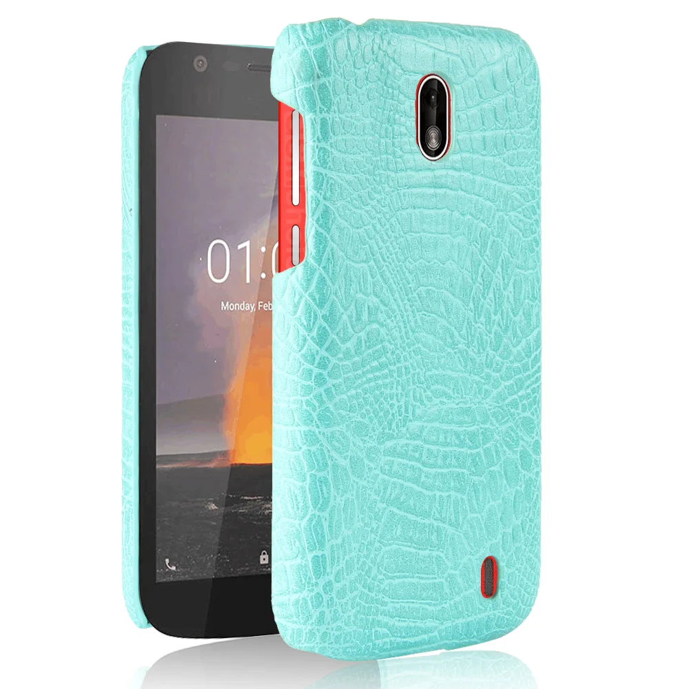 Luxury Crocodile Snake Pattern Leather Case for NoKia 1 Cover Shockproof Hard Shell On For Nokia Phone Cases Fundas Bag |